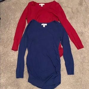 Maternity Motherhood sz small 2 sweaters
